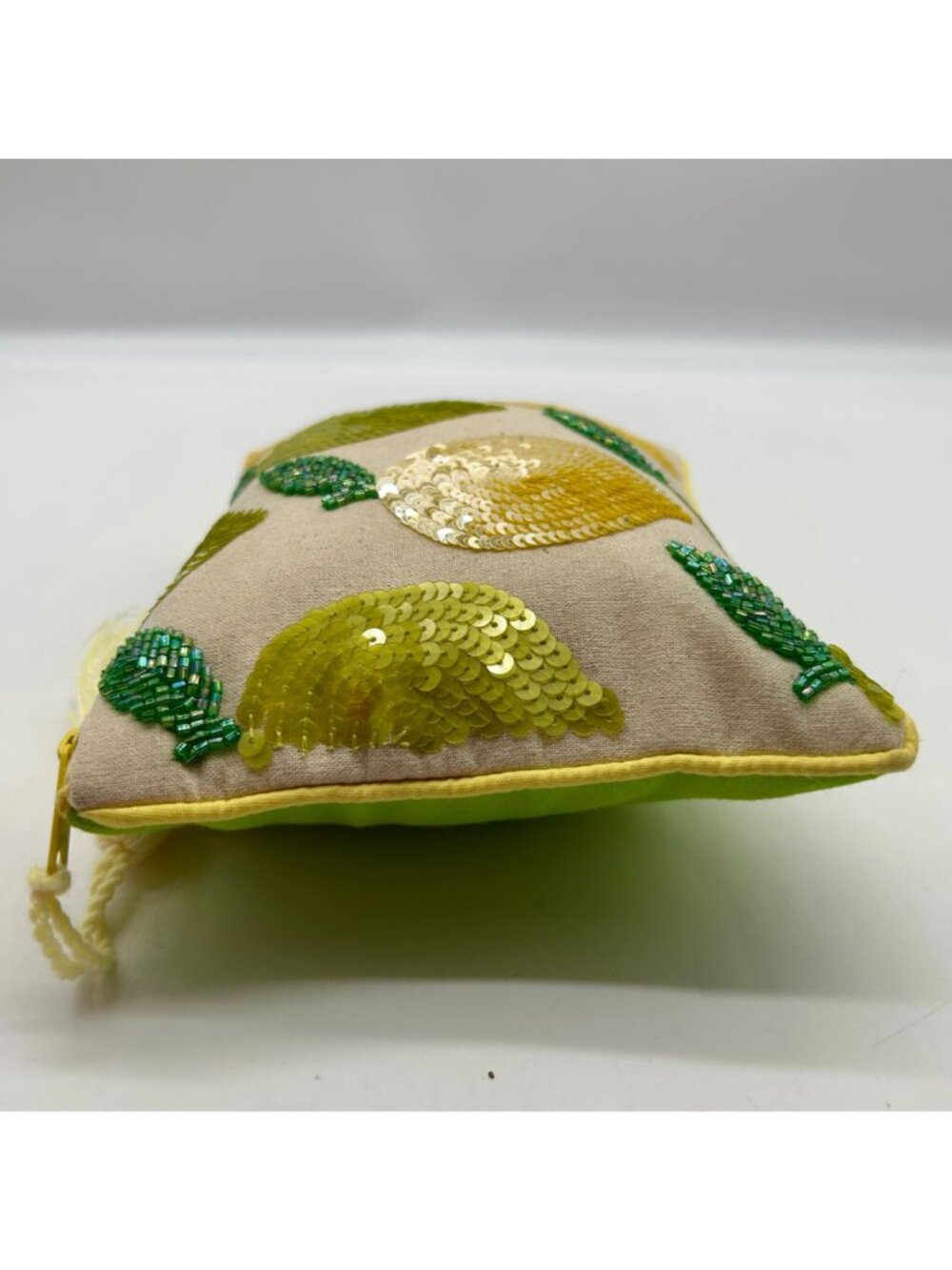 MMS Brands Beige Lemon Pouch - Picture 4 of 10
